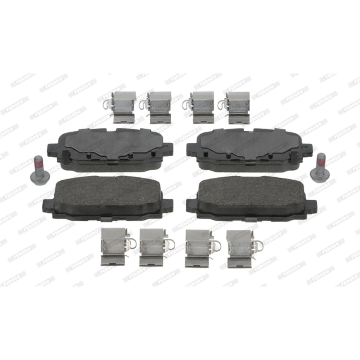 FERODO Brake Pads | FDB5049 | Rear | for JEEP COMPASS 2016- | OE-Matching Quality | Eco-Friction Fuse+ Technology