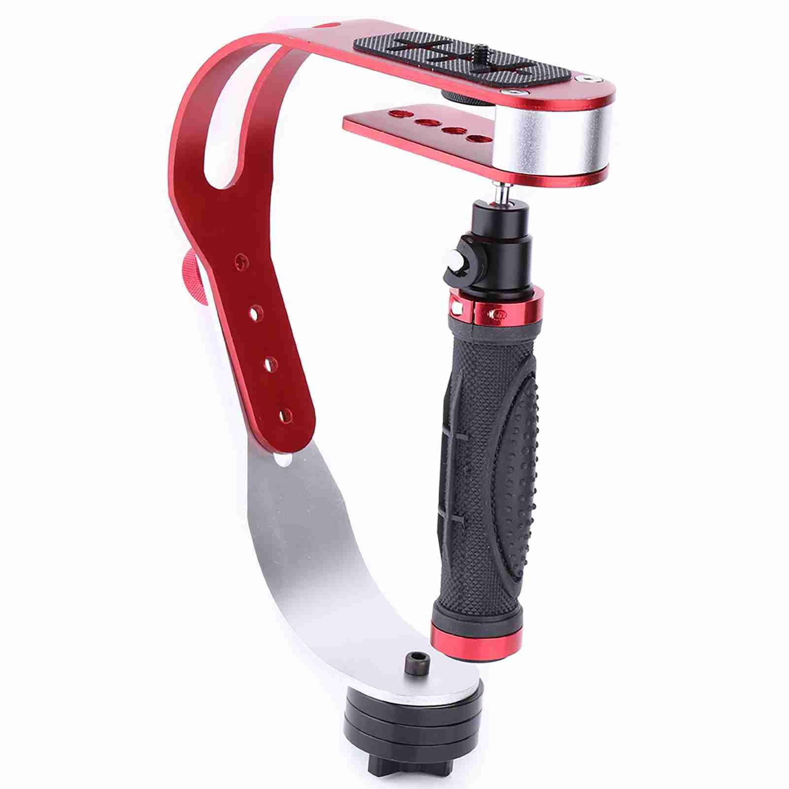 Supporto per Stabilizzatore Video Portatile per Fotocamere DSLR con Impugnatura Comoda e capacità di Peso di 2,1 Libbre Perfetto per i Cineasti Lega di Alluminio