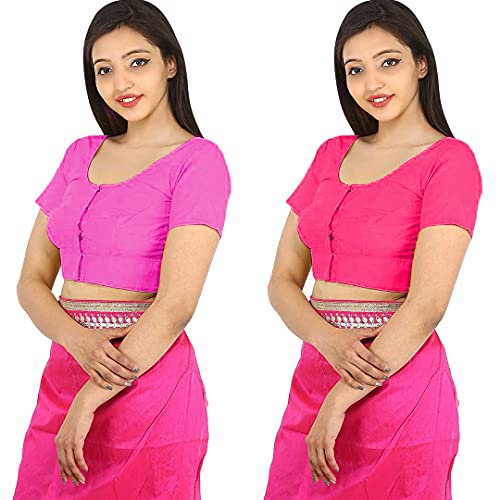 Image of Namita Women's Rubia Cotton Solid Half Sleeve Blouse