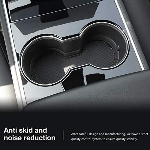 Auovo portavasos 3D para Tesla Model 3 y Model Y 3 piezas miniatura 4