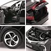 BDTCTK Compatible for 1:32 Corolla Model Car, Zinc Alloy Pull Back Toy Car with Sound and Light for Kids Boy Girl Black