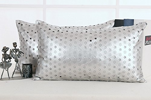 Deconovo Federa per Cuscini in Ecopelle con Motivo...