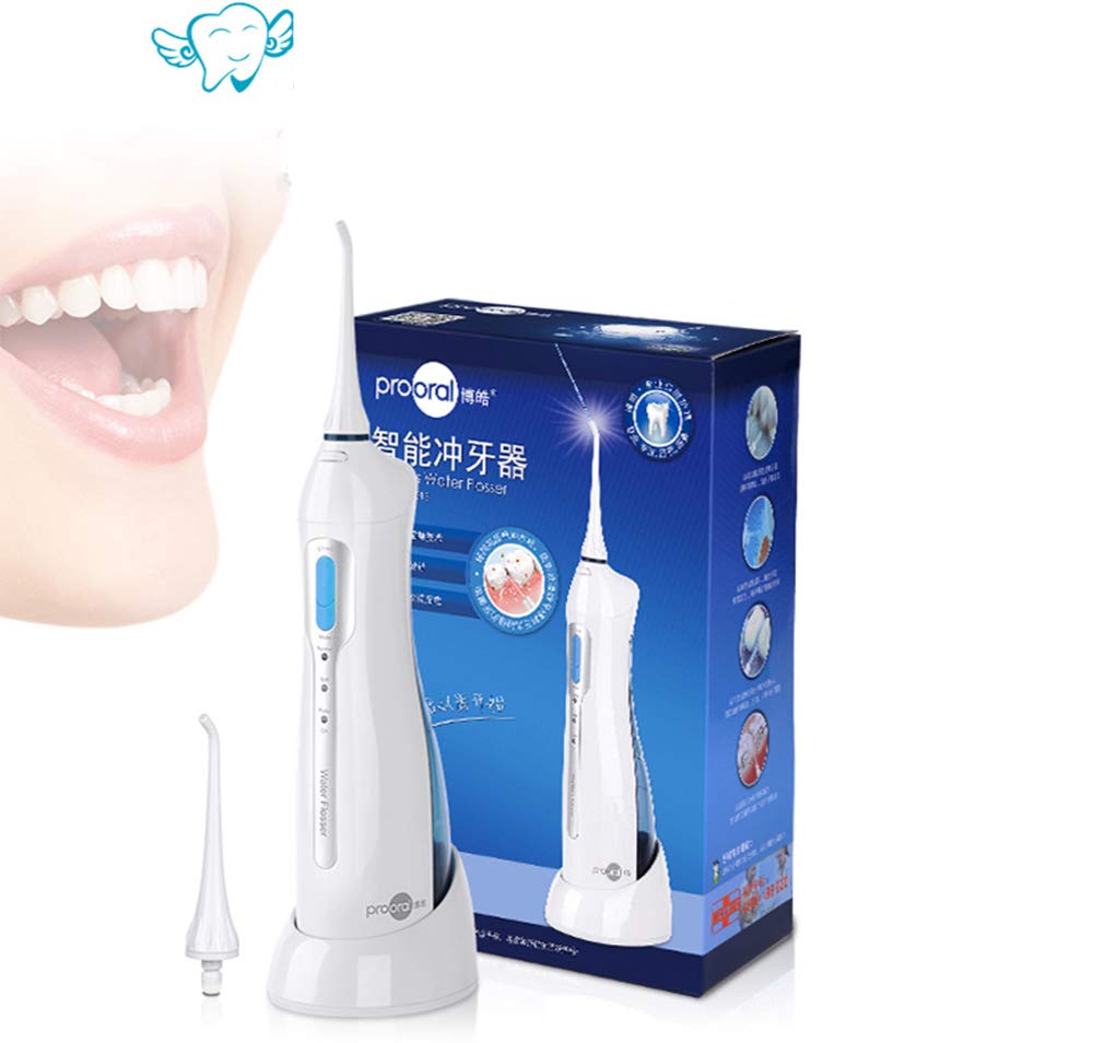 Portable professionnel sans fil dentaire IRRIGATOR oral avec réservoir 150ml et 2 jet conseils dents nettoyant pour bretelles, 3 modes de nettoyage, USB rechargeable, IPX7 imperméable à l'eau