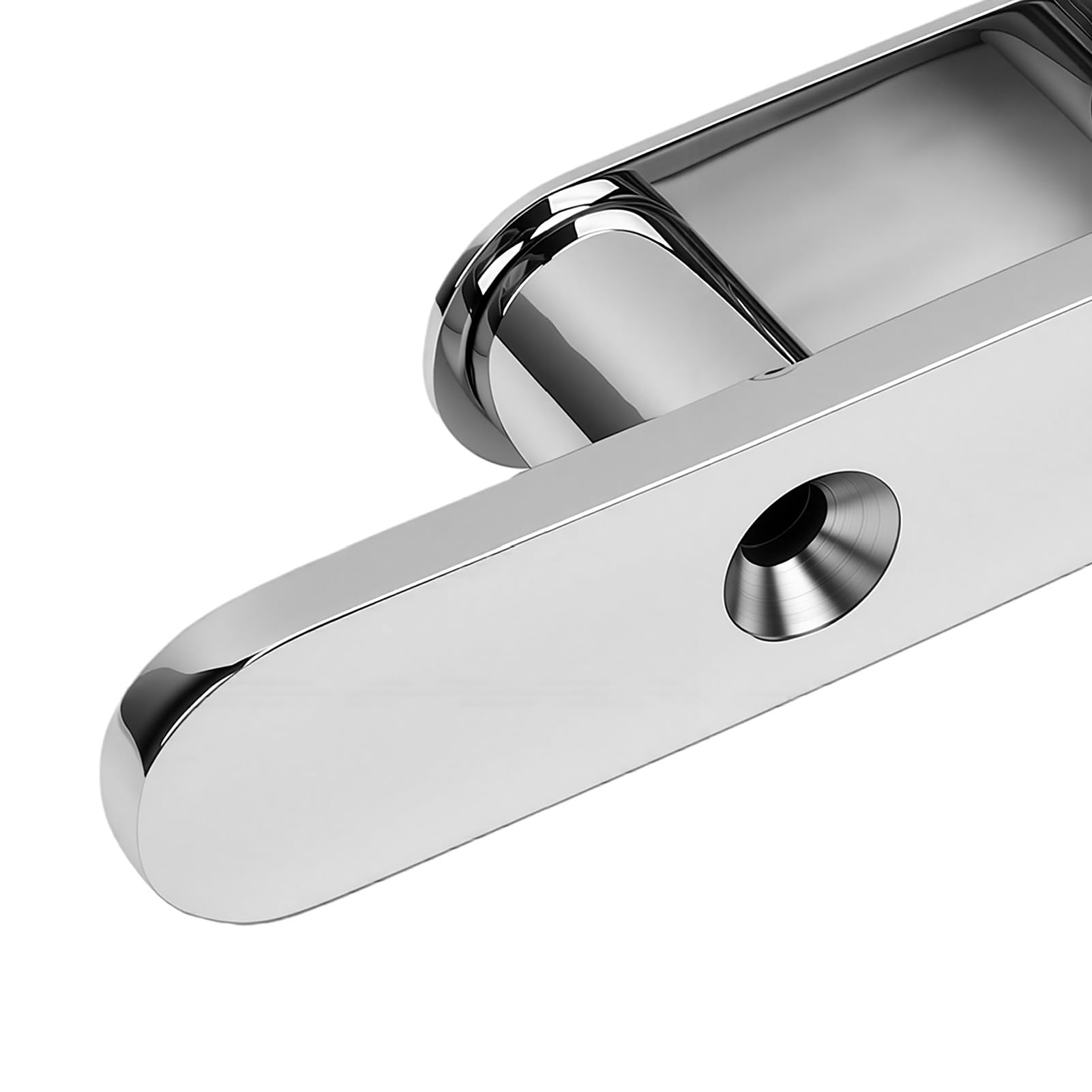 Fydun Boots-Festmacher, Marine-Dock-Klampe, 10 Zoll 316 Edelstahl, Offene Basis, Hochglanzpoliert, Rostbeständig, Verschleißfest für Yachten, Schiffe, Decks, Anlegestellen