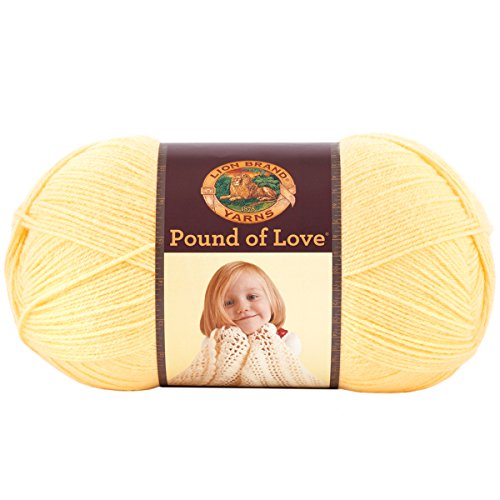 Lion Brand Yarn 550-158 Pound of Love Yarn, Each, Honey Bee