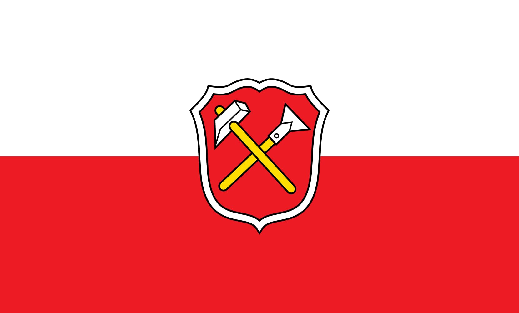 Drapeau Schwarzenbach am Wald grand format pour paysage extérieur