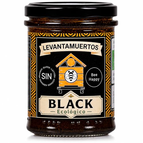 Levantamuertos Black Bio – Energizante Natural con Miel, Maca, Canela, Sabal Serrulata – Refuerzo Hormonal y Vitalidad Masculina – Certificado Ecologico