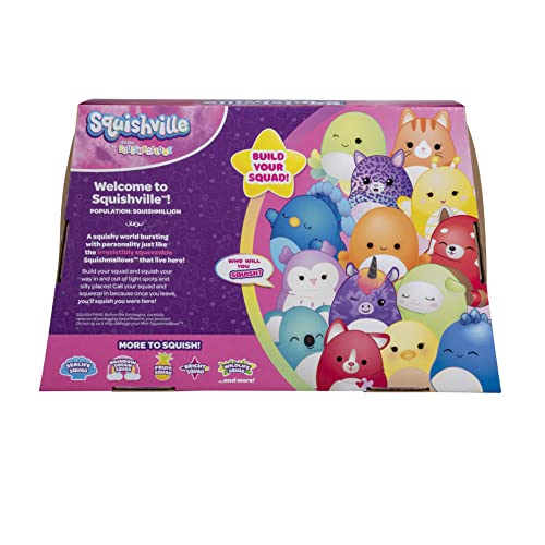 Squishville Mini-Squishmallows Brilliant Besties Multipack - Includes 14 Rainbow 2-Inch Plush, Irresistibly Soft Red Panda, Tabby Cat, Orange Octopus, Duck, Yellow Butterfly, Blue Koala, And More #TOP2