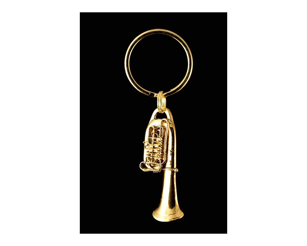 KEYCHAIN TUBA GOLD