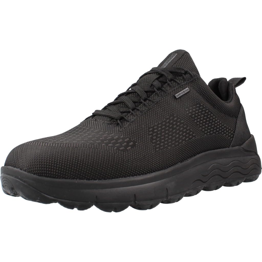 Geox Men's U Spherica 4x4 B ABX Trainers, Black, 6.5 UK