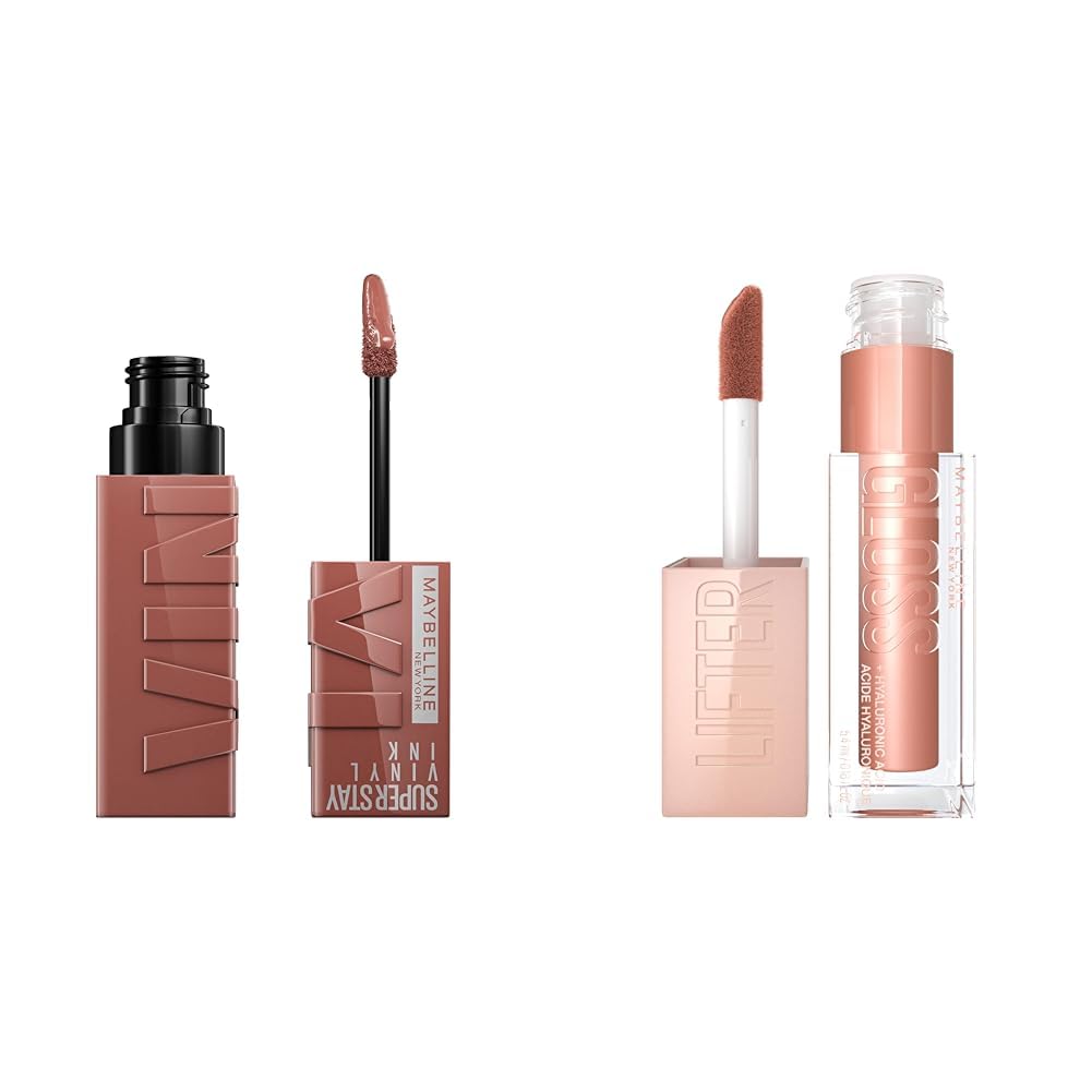 MAYBELLINE SUPERSTAY VINYL INK 8本セット Amazon.com : MAYBELLINE Super Stay Vinyl Ink Lipcolor & Lifter