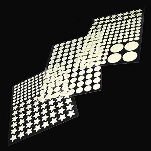 TALINU Leuchtsterne/Leuchtpunkte für Deinen Sternenhimmel im Kinderzimmer