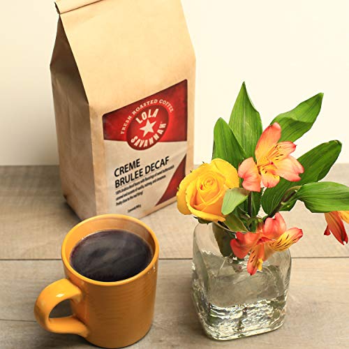 image for Lola Savannah Crème Brulée Ground Coffee - Flavored Arabica Beans wi