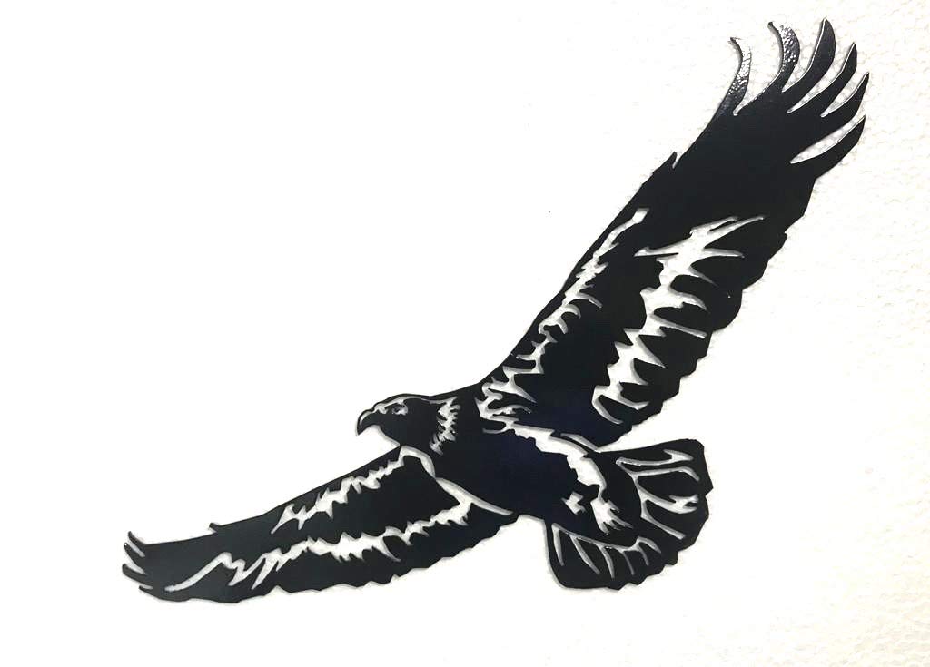 Soaring Eagle Metal Wall Art Garuda Sculpture Eagle Wall Hanging Decor