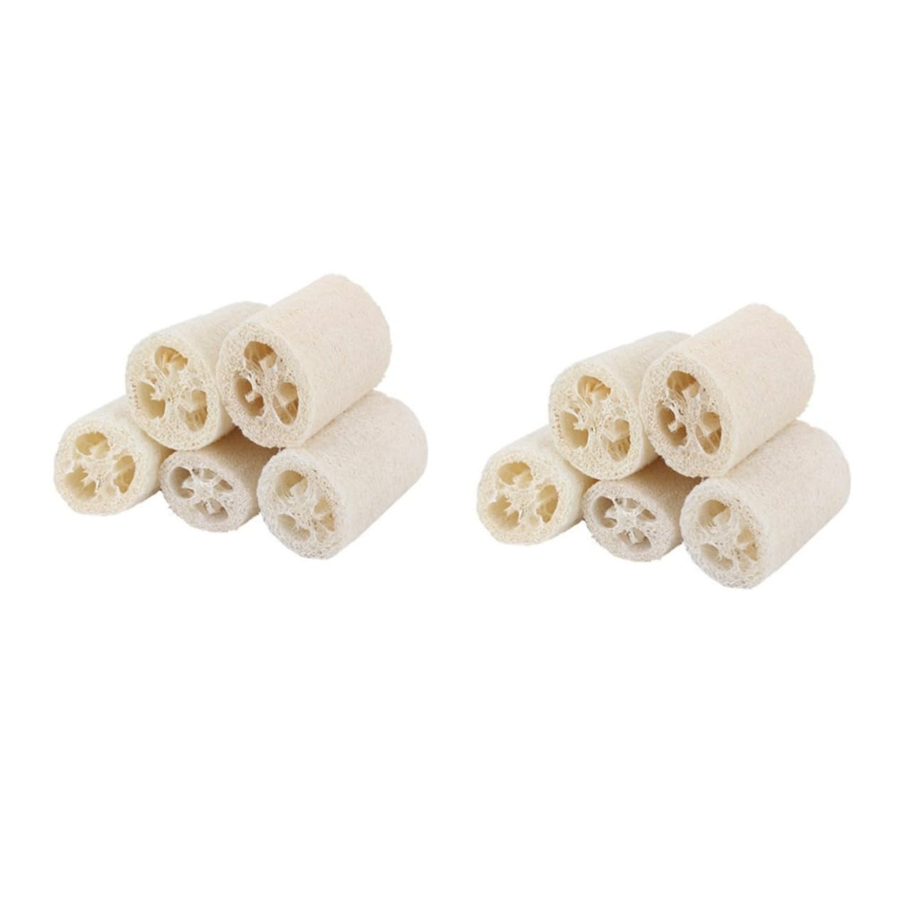 FRCOLOR 10piezas Esponjas De Luffa Natural Para Baño De Exfoliantes Para y Limpieza Del Estimula La Circulación y Suaviza