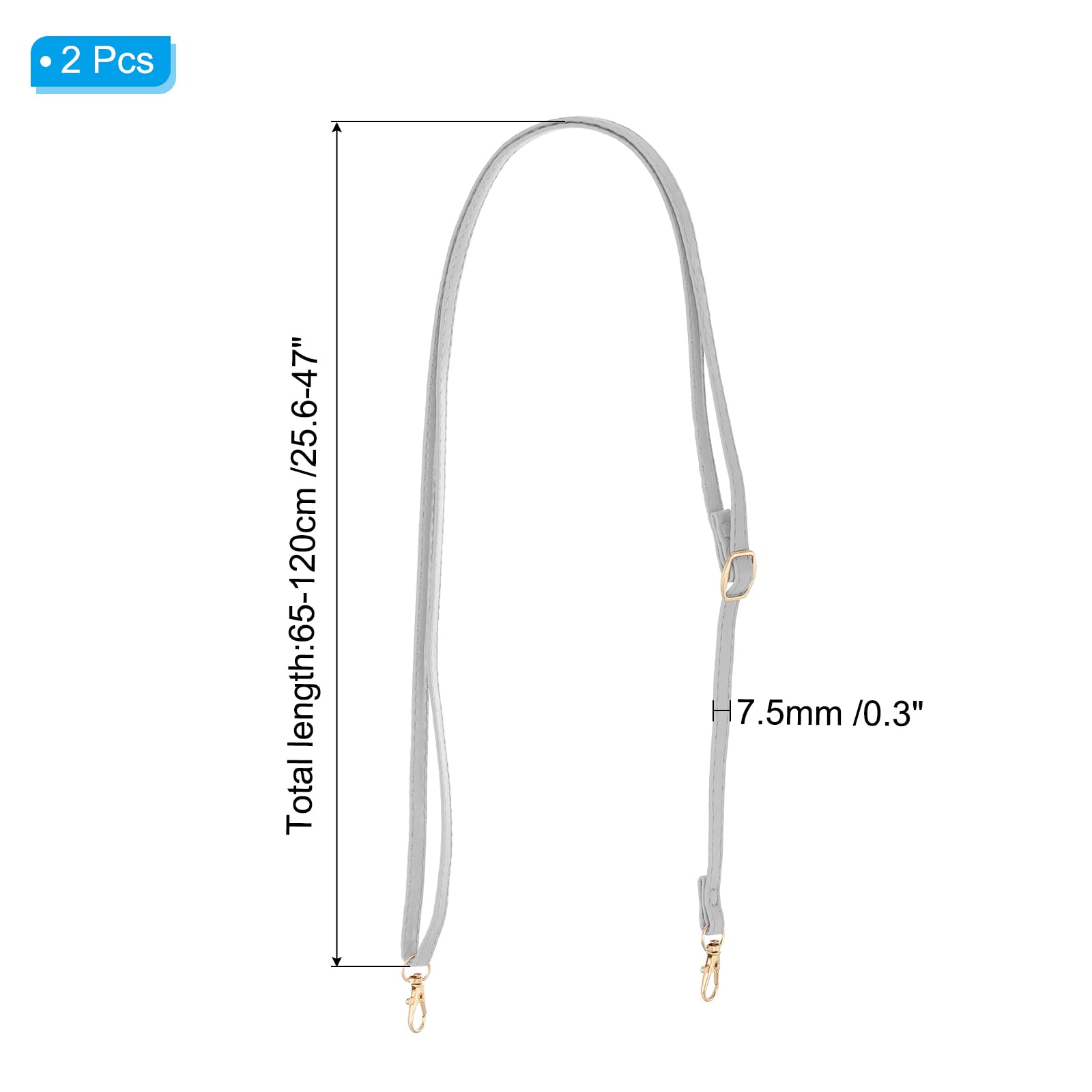 PATIKIL Leather Purse Handle Strap - Image 2