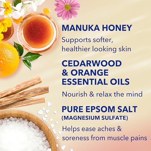 Dr Teal's Epsom Salt Magnesium Soak, Limited Edition Honey Blossom, 3 lbs (Pack of 4) - image 5