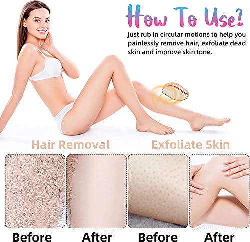 Nano Hair Remove | Hair Removal Without Shaving, Pain & Cutting | Haarentfernung Ohne Rasieren | Nano Haarentferner Stein für Damen und Herren Glatte Haut Beine Arme Stoppeln - Image 3
