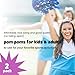 Pom Poms Cheerleading Stuff- Cheerleader Cheering Squad Pompoms with Baton Handle for Team Spirit Sports Games Dance Outfit - Cheer Pom Pom - Cheerleader Pom Poms for Kids and Adult (Red Silver)