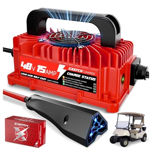 EXEFCH 48 Volt Golf Cart Battery Charger