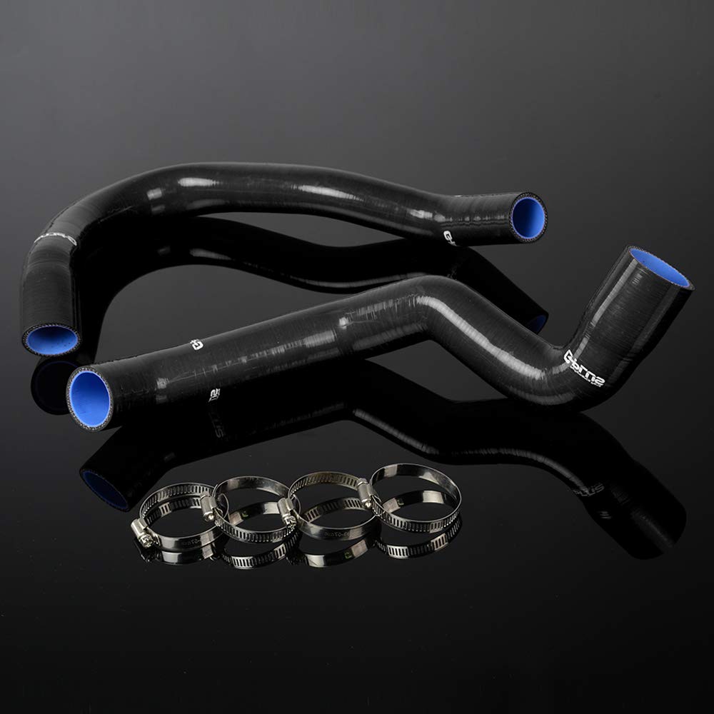 2-Piece Red Silicone Radiator Hose Kit For 1991-2001 Jeep Cherokee XJ With 4.0L I6 10 thumbnail image