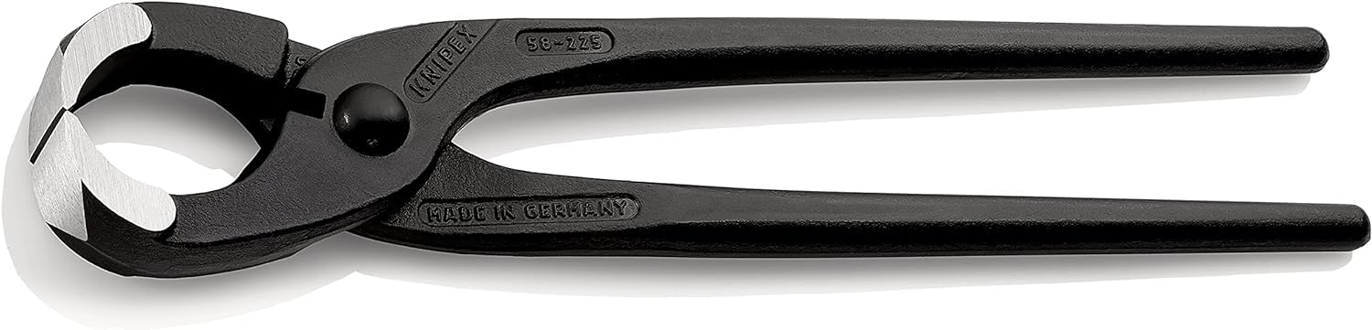 KNIPEX Töpferzange (Ziegelkneifzange) schwarz atramentiert 225 mm 58 30 225