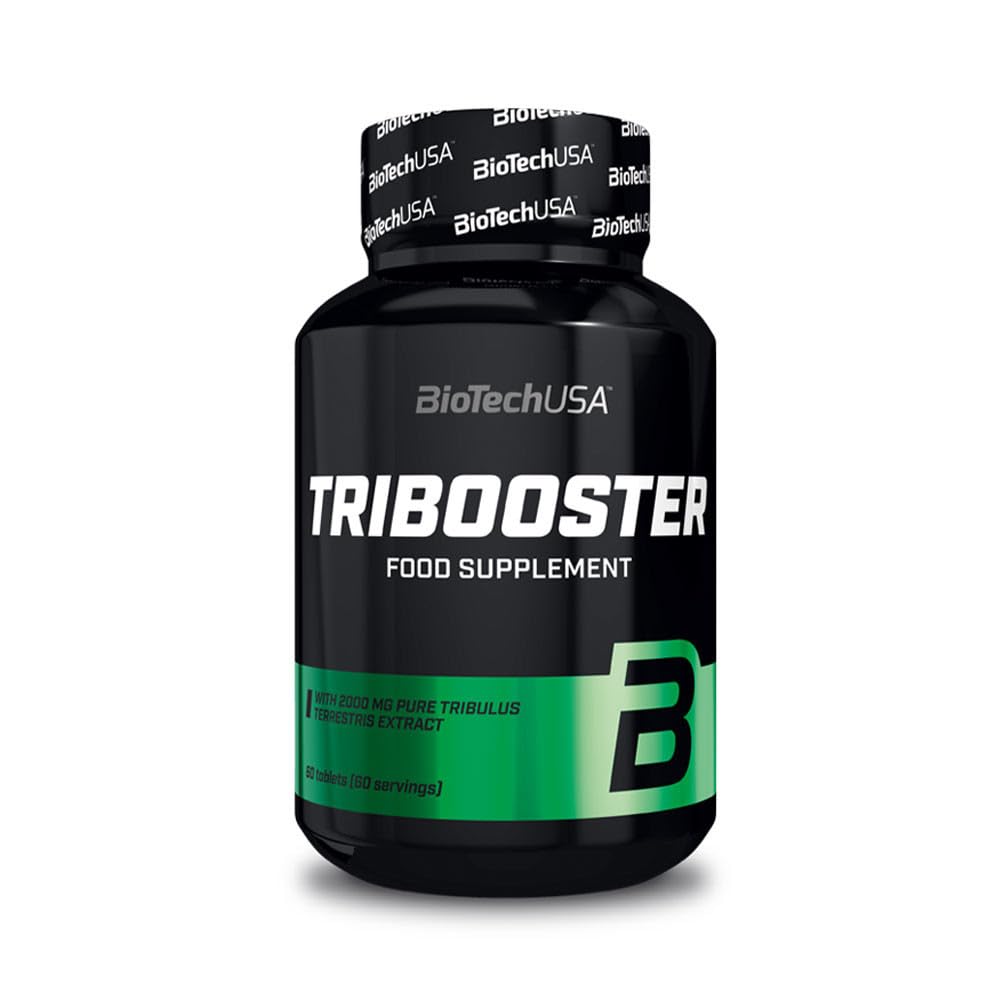 BioTechUSA Tribooster, Nahrungsergänzungsmittel Tabletten mit Triblus Terrestris, 60 Tabletten