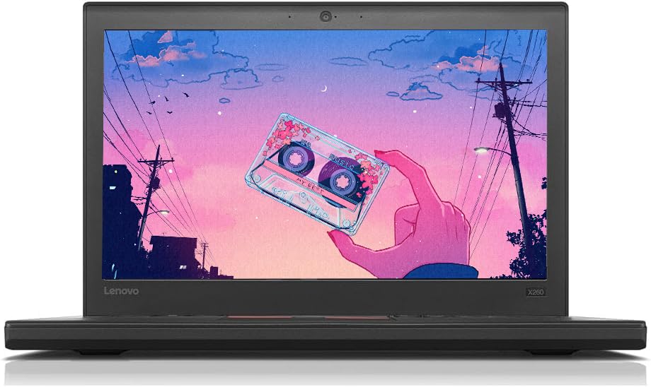 Lenovo ThinkPad X260 Laptop, Windows 11 Pro, 12.5' HD Display, Intel Core i5-6200U, 8GB RAM, 256GB SSD, CAM (Renewed)