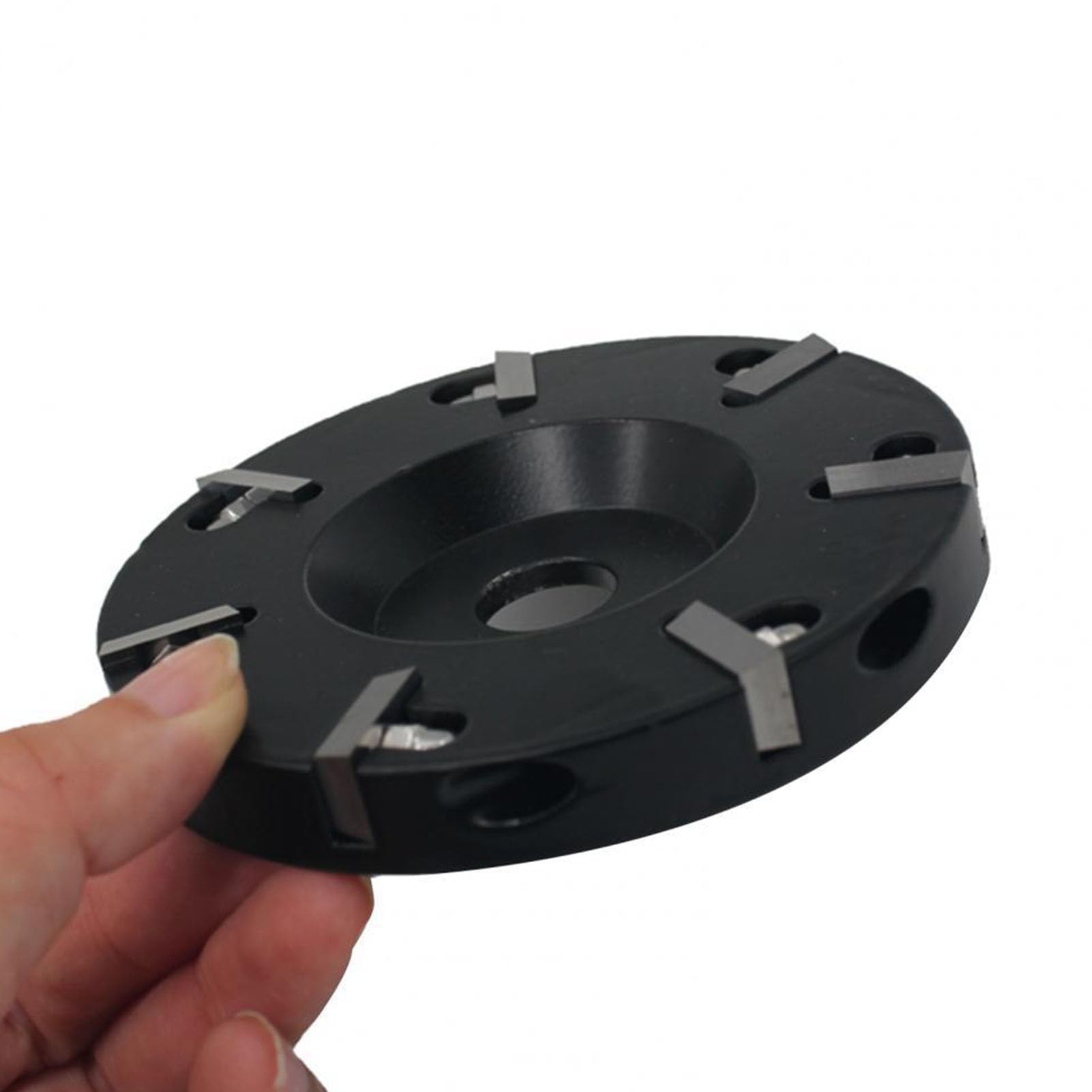 Disco per rifilare zoccoli Lega di alluminio temprato 8 lame Mola per bovini Cavalli Pecore Bestiame Strumento per la cura degli zoccoli Diametro 10 cm Altezza 1 cm