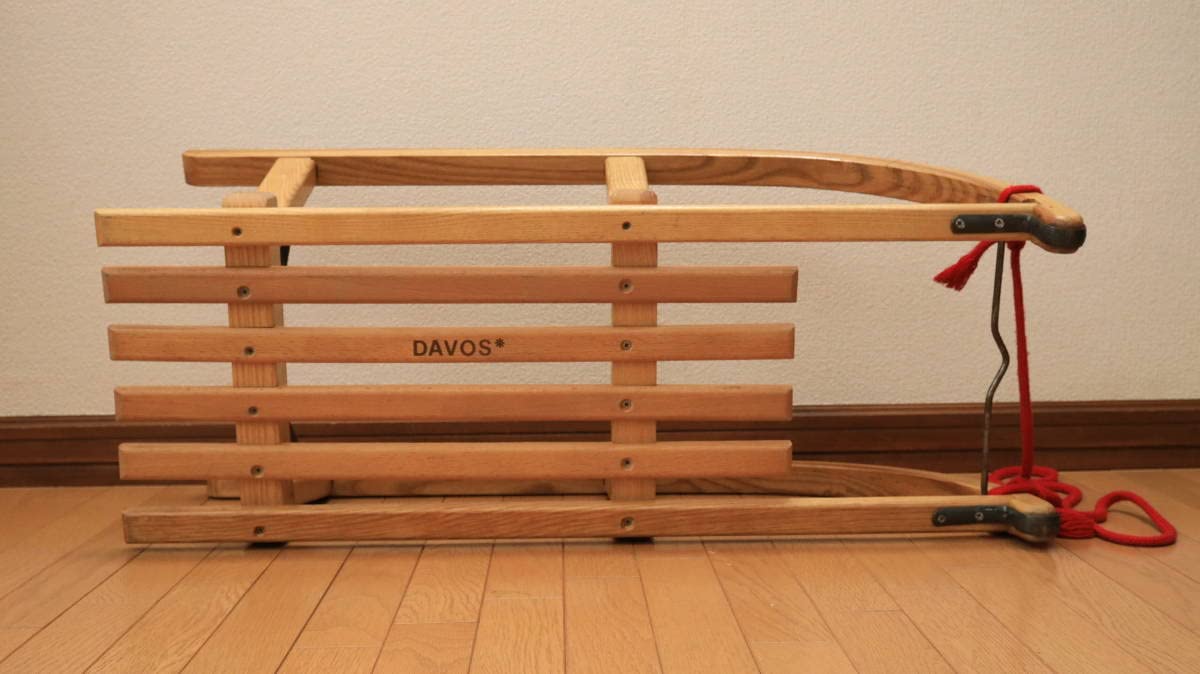 DAVOS ダボス 木製ソリ アンティーク ヴィンテージ DAVOS ダボス 木製ソリ アンティーク ヴィンテージ 2025年最新