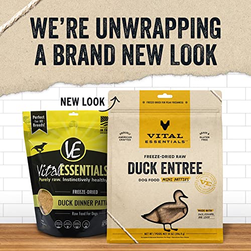 Vital Essentials 8103 Freeze Dried Raw Dog Food, Duck Mini Patties Entree thumb #2
