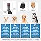 4 Stück Hundesocken Pfotenschutz Anti-Rutsch Hundesocken mit verstellbaren Riemen Hunde Schuhe Outdoor atmungsaktiv Hundeschuhe Hundesocken XL