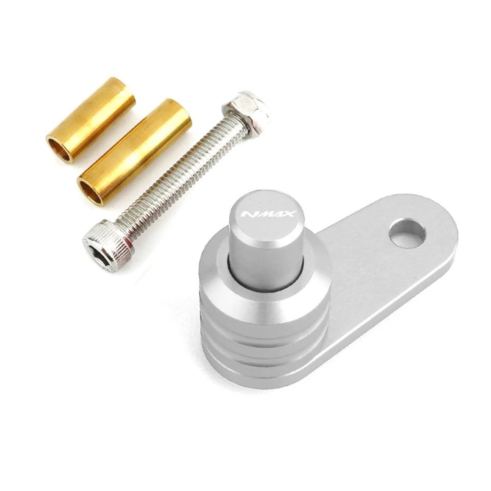 Yuhow Silver Parking Lock Brake Lever Parking For Nmax125 Nmax155 Nmax150 Nmax 125 150 155(Silver)