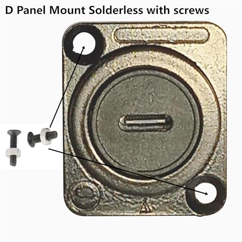 Adaptador Hembra Tipo-C 3.1 Montaje Panel D miniatura 5