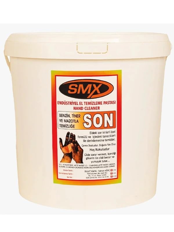 SMX Endüstriyel Bitkisel El Temizleme Kremi (9 Litre)