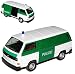 Produktbild Welly Volkwagen T3 Transporter Kasten Weiss Grün Polizei 1979-1992 ca 1/43 1/36-1/46 Modell Auto