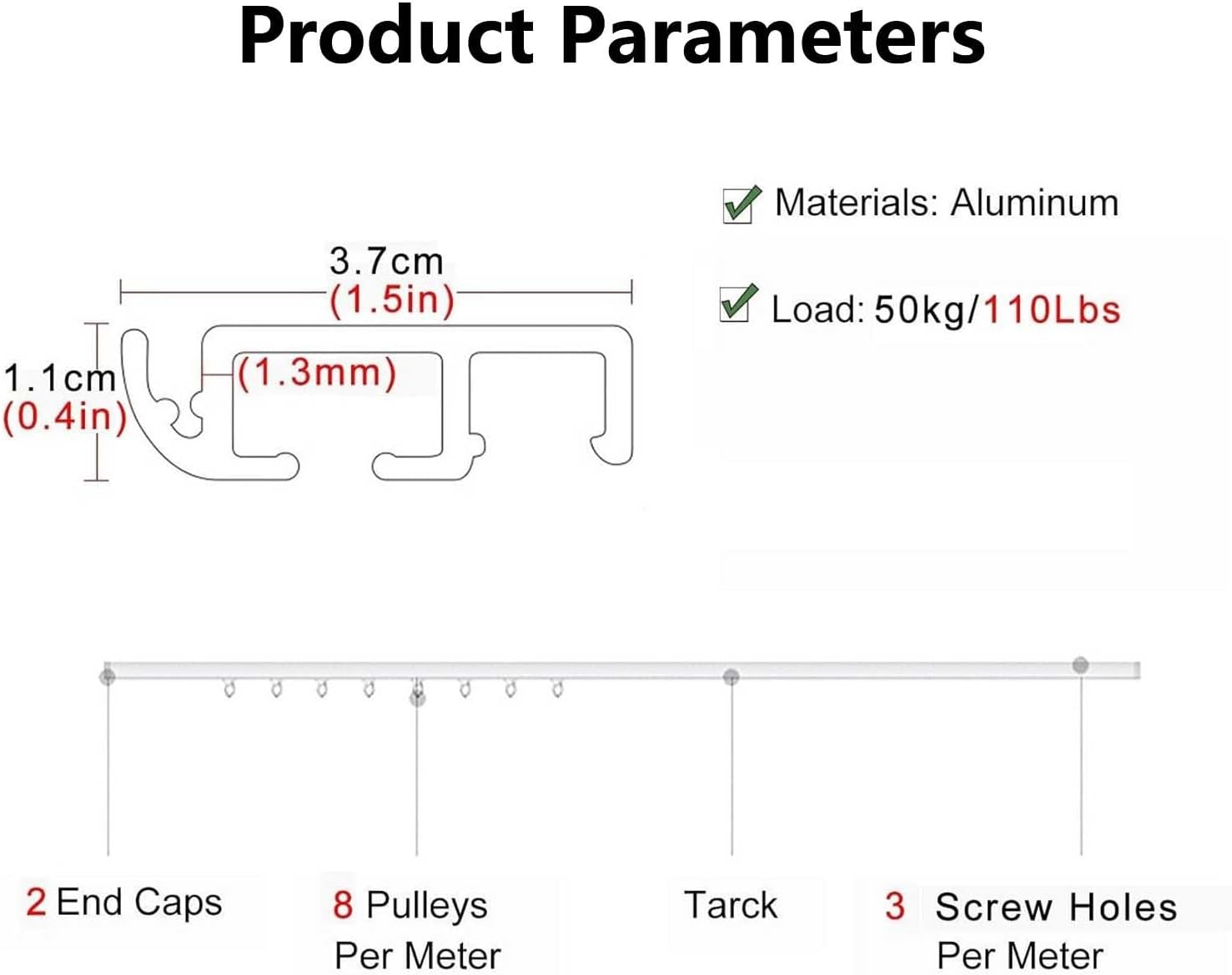 Ultra-Thin Curtain Track Aluminum Curtain Track Ceiling Mounted Curtain Rail Curtain Single Tracks Room Divider-Ceiling Curtain Rail Curtain Pole for Living Room/Bedroom(Gold,1.2m(3.9ft))