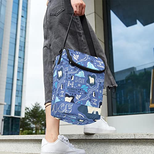 Lonchera para el almuerzo hermética y resistente con estampado animal 7