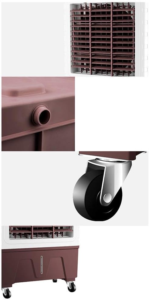 Air Cooler for Home Office Air Conditioner Portable Compact Air Circulator Mobile Cooling Fan Space Air Cooler Super Quiet Evaporative Coolers 3 Speed Setting Air Conditioner Energy Efficie