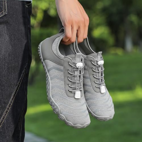 Image of EWUHA Barefoot Shoes Womens Mens Footwear for Walking Hiking with Wide Toe Box,Healthy & Non-Slip,Breathable Barefoot Vitality Water Shoes for Beach Pool Swim Outdoor (Unisex)