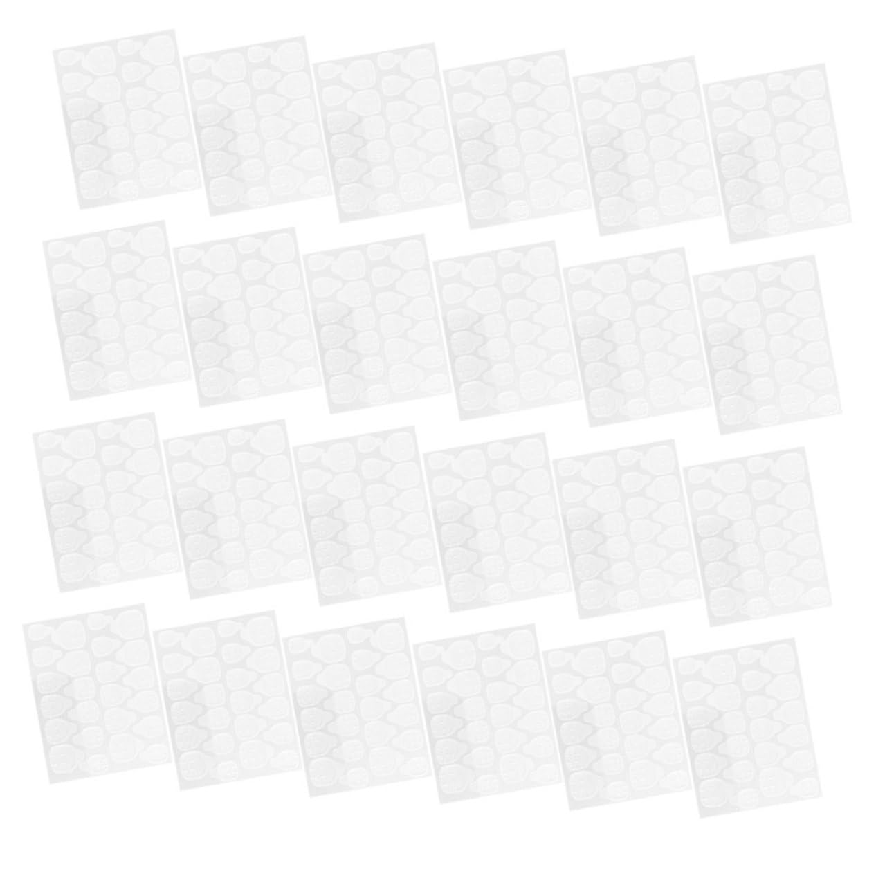 Beaupretty 200hojas Pegatinas Para Uñas De Gel Pegamento Invisible Para Manicura Accesorios De De Uñas Fijación De Falsas