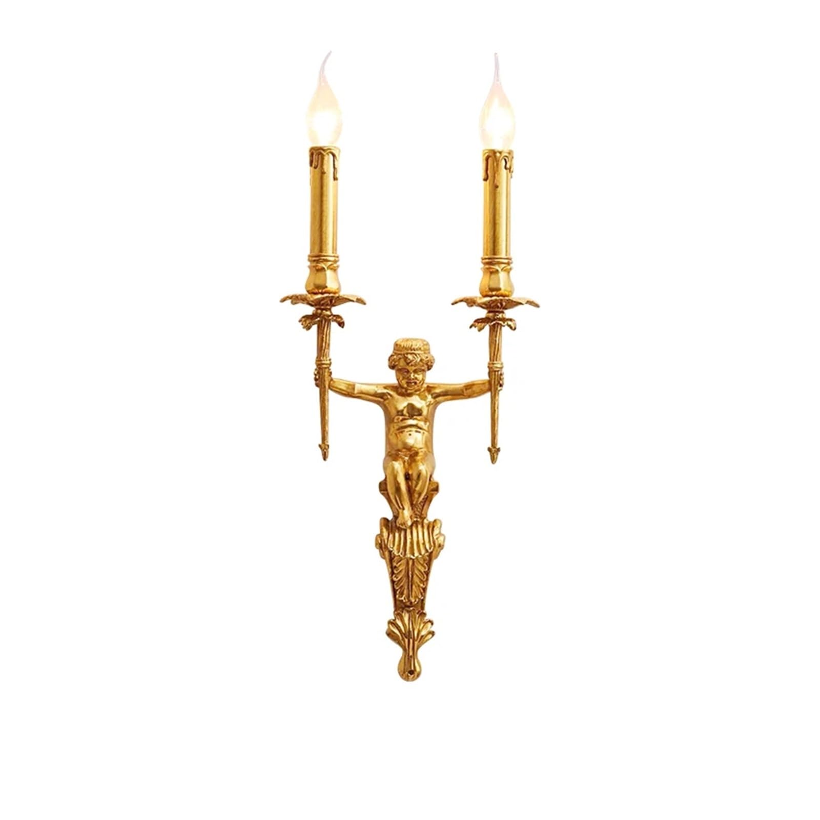 Jybnbbe Light Classical Wall Sconces Antique Brass Porch S American Aged,Chandelier