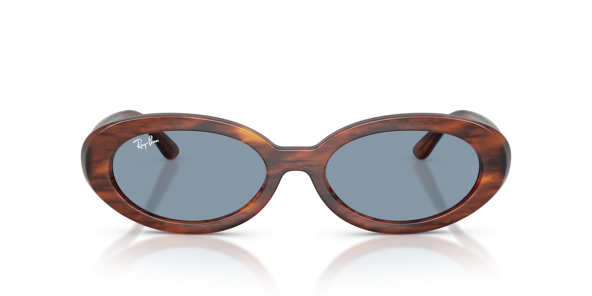 RAY-BAN Occhiali da sole ovali da donna con lenti blu protette UV - 0RB2223954/5654