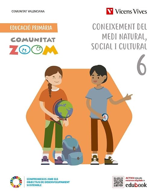 Portada de Coneixement del Medi Natural Social i Cultural 6 Comunitat Valenciana
