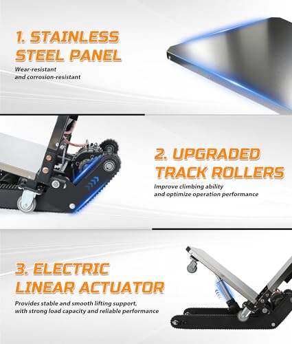 Carretilla eléctrica para escaleras, 1250W, 900 lbs miniatura 4
