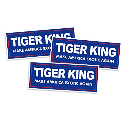 NEO Tactical Gear Joe Exotic Tiger King Make America Exotic Again - Joe Exotic Sticker Laptop Water Bottle Car Window Decal Made in The USA (3)