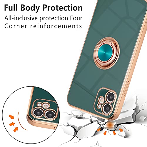 EYZUTAK Electroplated Magnetic Ring Holder Case - Image 2