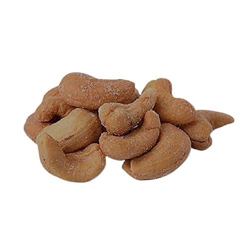 Miniatura 4 de Anacardos oscuros tostados en seco con sal del Himalaya (1 libra), tostados al horno oscuro a la perfección en pequeños lotes para mayor frescura,