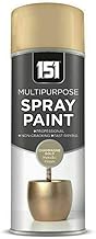 151 Products TAR060 400ml Multi Purpose Spray Paint Aerosol Wood Metal Brick - Champagne Gold Metallic Finish