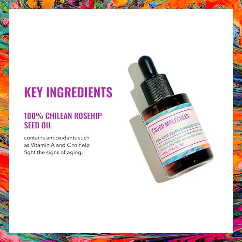 Good Molecules Pure Cold-Pressed Rosehip Seed Oil - Moisturizing, Anti-Aging Facial Oil To Plump thumb #2